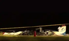 سقوط مرگبار هواپیمای چتربازان در فرودگاه جورجیا