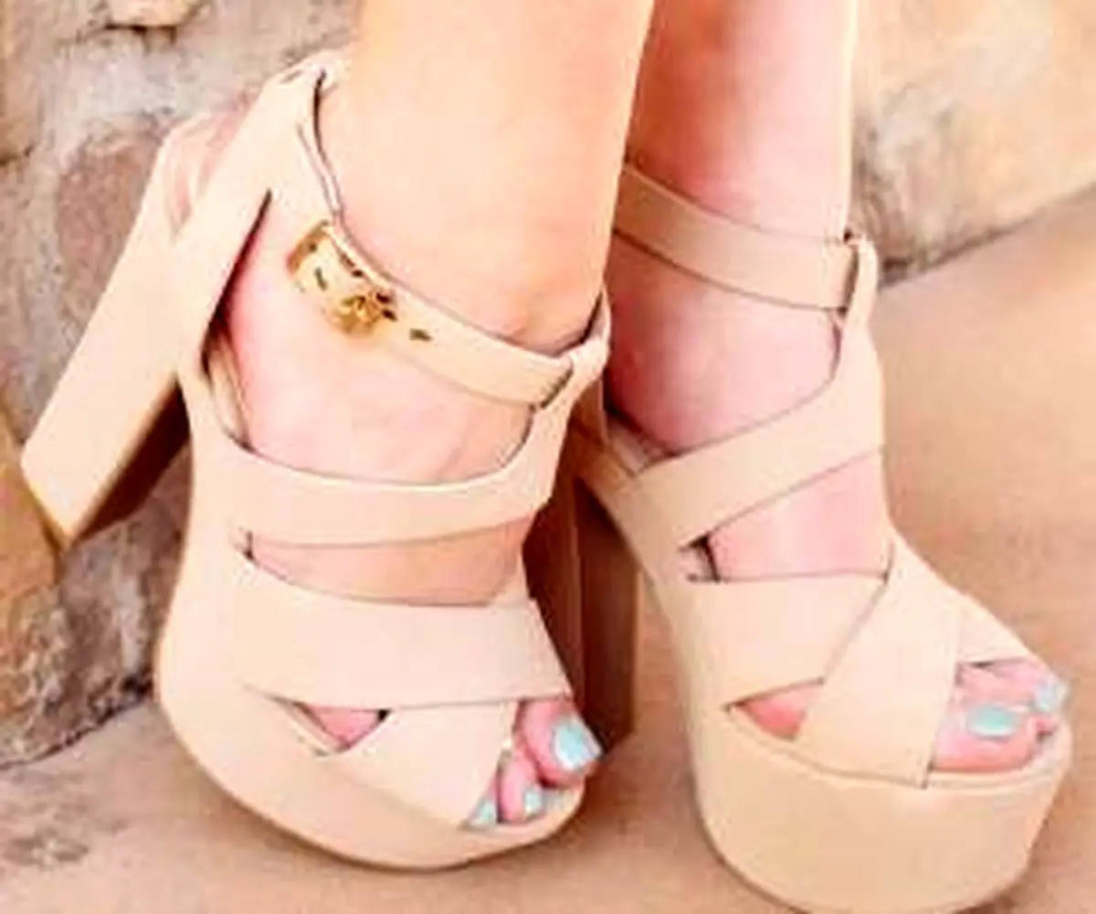 کفش مجلسی پاشنه لژدار شیک و راحت + تصاویر