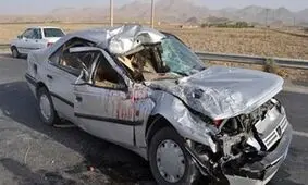 واژگونی پژو ۴۰۵ هشت مصدوم برجای گذاشت
