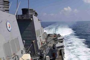 مشارکت ناوشکن موشکی آمریکا در عملیات‌های امنیتی در دریای سیاه