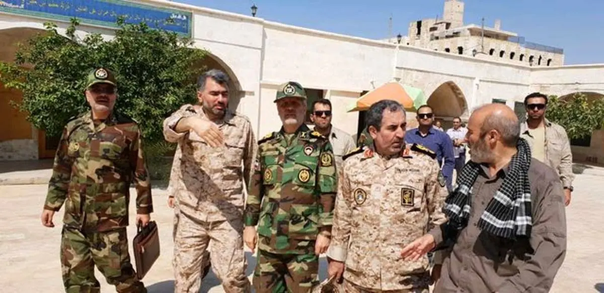بازدید وزیر دفاع از روند پاکسازی شهر حلب از دست تروریست‌ها