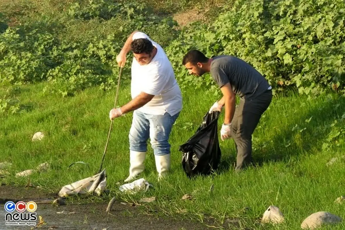 طبیعت تالاب استیل آستارا پاکسازی شد