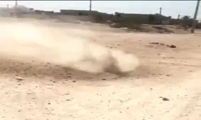 پدیده عجیبی در روستای هلیله در چند کیلومتری نیروگاه اتمی بوشهر/ فوران هوای گرم از زمین