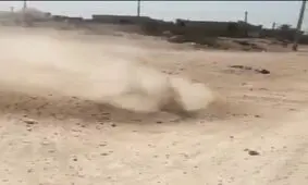 پدیده عجیبی در روستای هلیله در چند کیلومتری نیروگاه اتمی بوشهر/ فوران هوای گرم از زمین