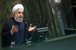 حسن روحانی وارد مجلس شد
