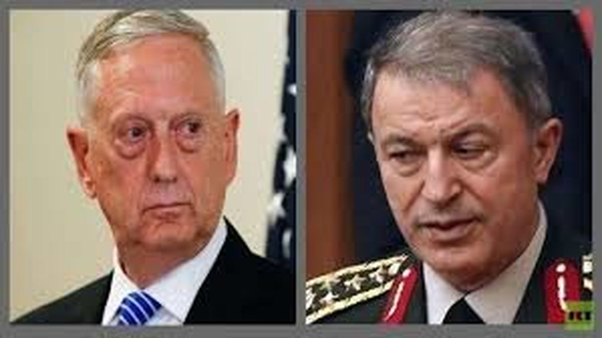 سوریه محور گفتگوی تلفنی وزرای دفاع ترکیه و آمریکا