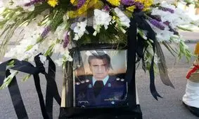 پیکر مطهر شهید خلبان تیز پرواز کرمانشاهی تشییع شد + تصاویر