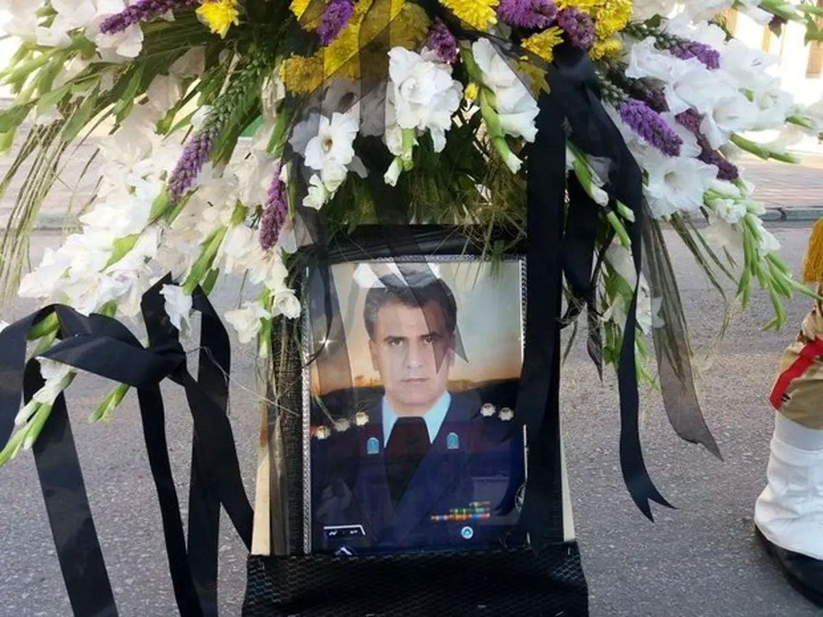 پیکر مطهر شهید خلبان تیز پرواز کرمانشاهی تشییع شد + تصاویر