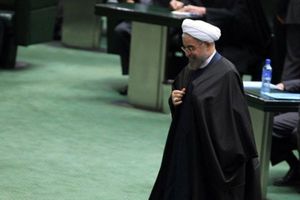 روحانی مجلس را ترک کرد