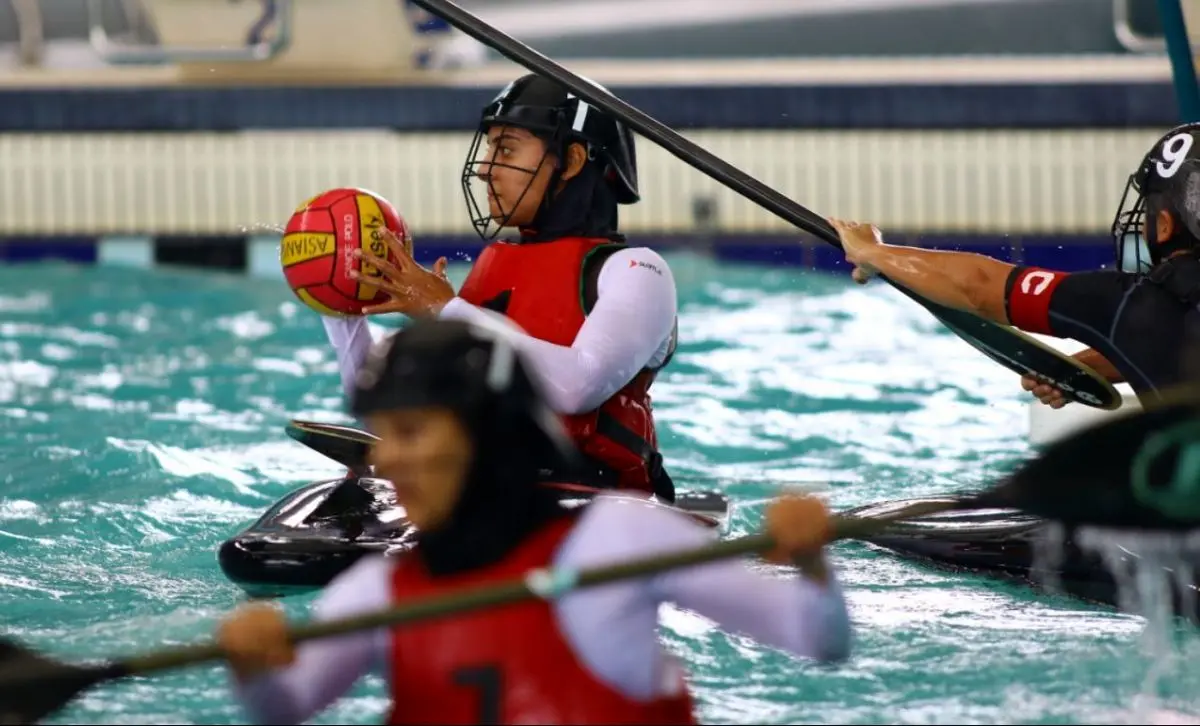 تیم ملی کاناپولوی بانوان ایران قهرمان بازی های آسیایی شد