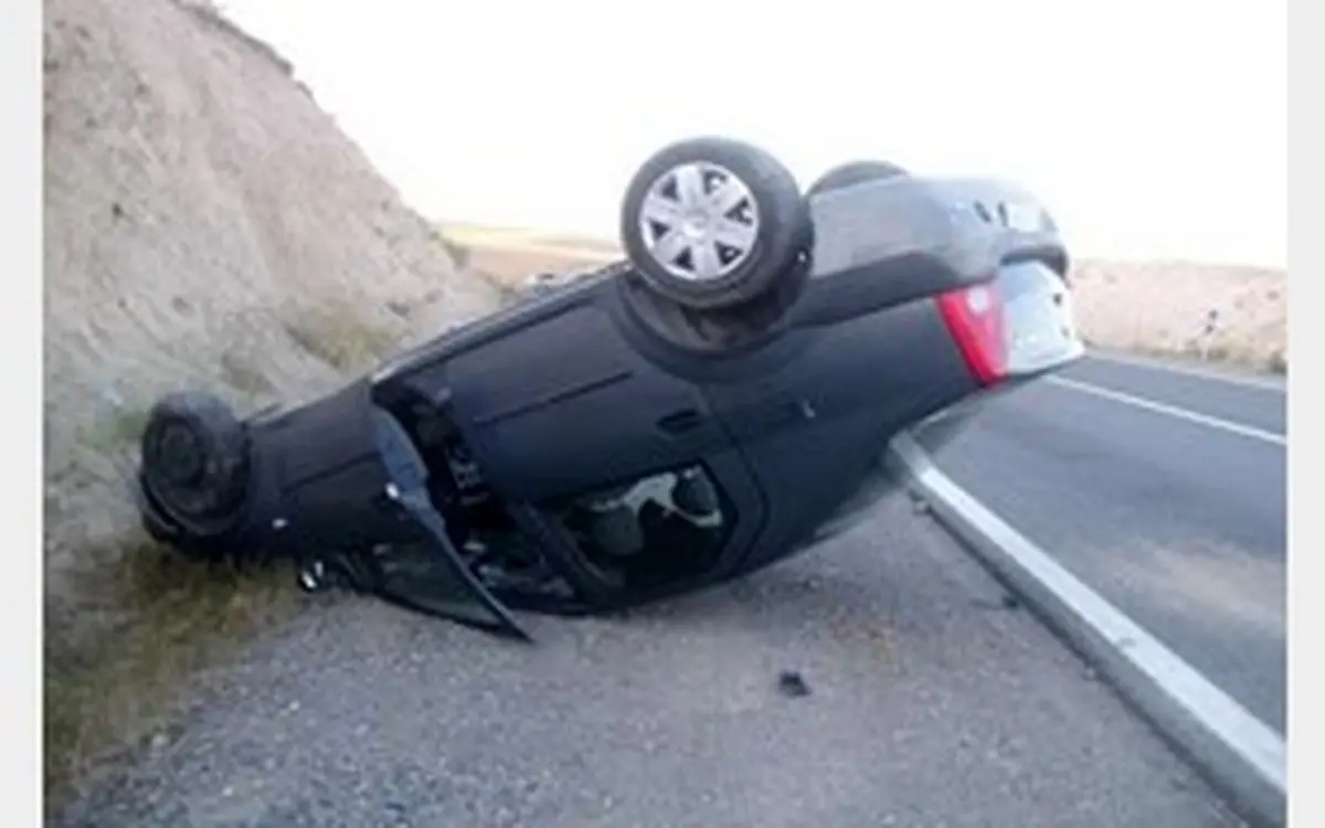 2 کشته در واژگونی خودرو