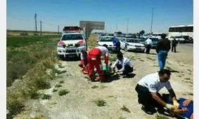 13 مجروح در تصادف زنجیره ای سبزوار