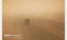 انسداد محور زابل_نهبندان به علت طوفان