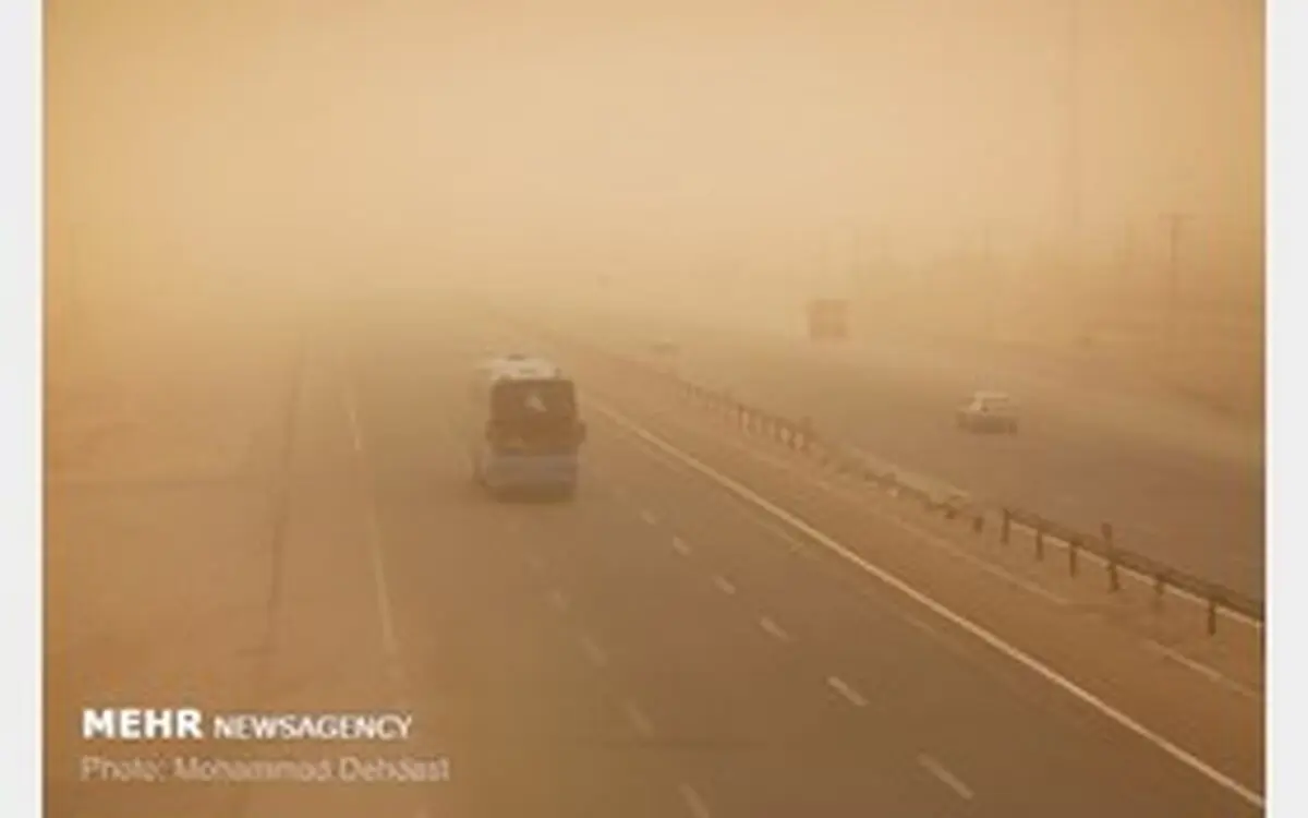 انسداد محور زابل_نهبندان به علت طوفان