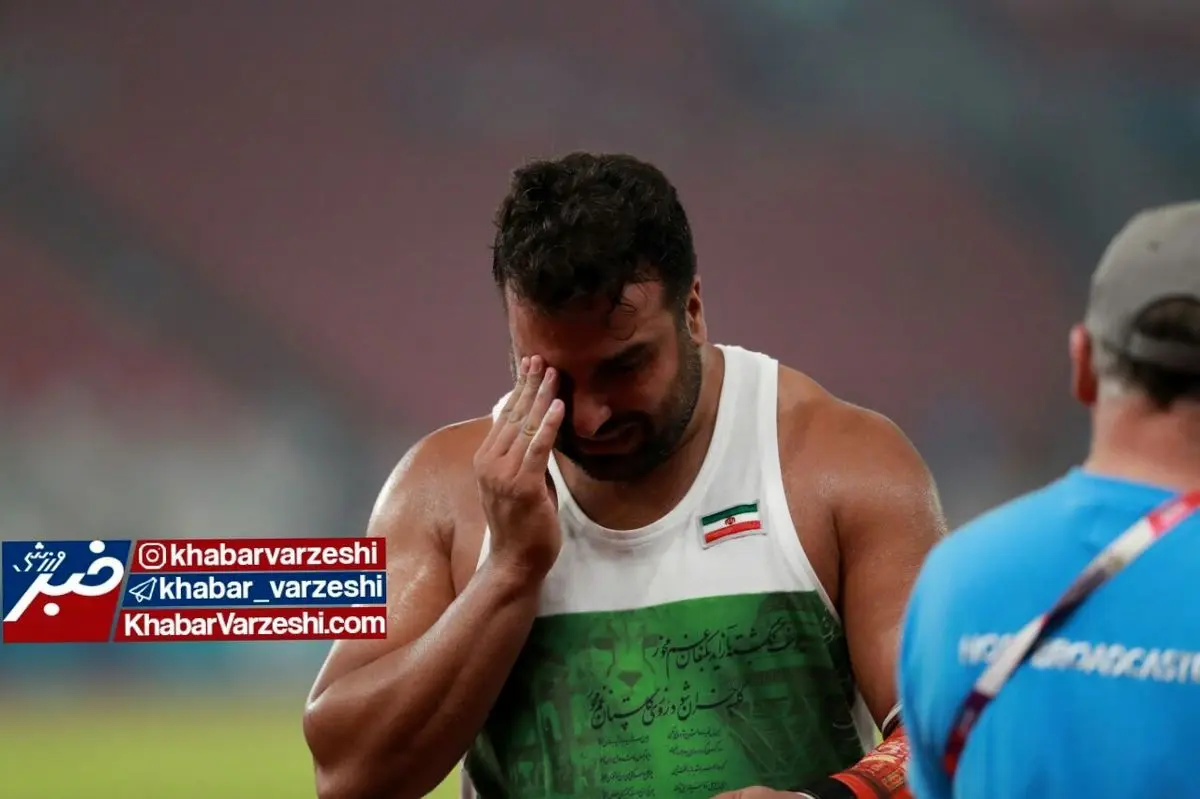 ویدیو/ پرتاب طلایی احسان حدادی