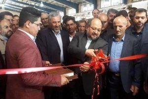 افتتاح واحد تولید نساجی گرمسار با حضور وزیر صنعت
