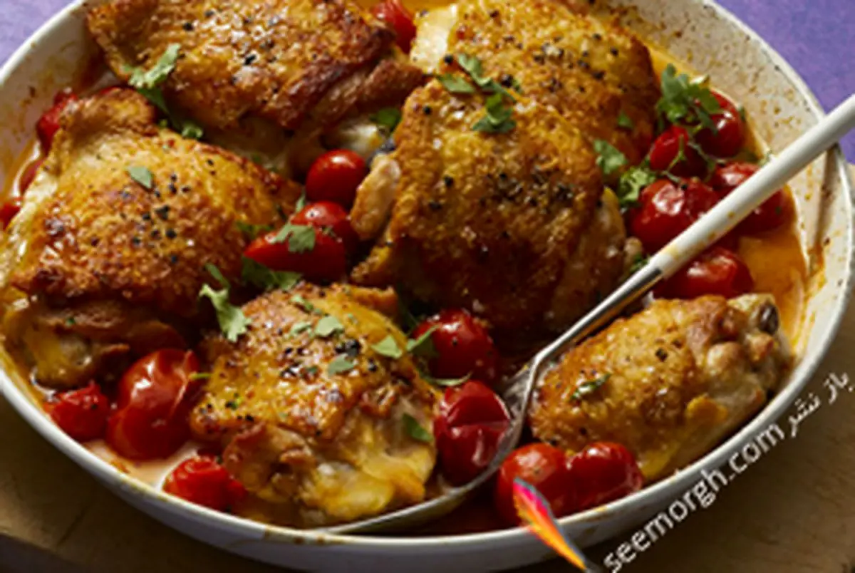 خوراک مرغ با سس پرتقال، خوشمزه ترین خوراک مرغ