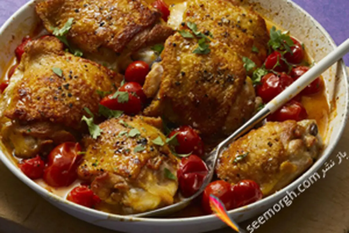 خوراک مرغ با سس پرتقال، خوشمزه ترین خوراک مرغ