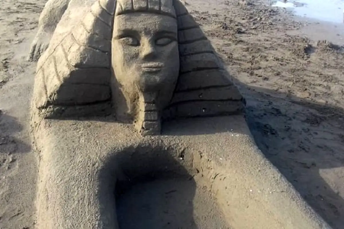 سومین جشنواره مجسمه های شنی