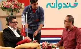 ترانه خوانی جالب جناب خان برای رشیدپور در خندوانه