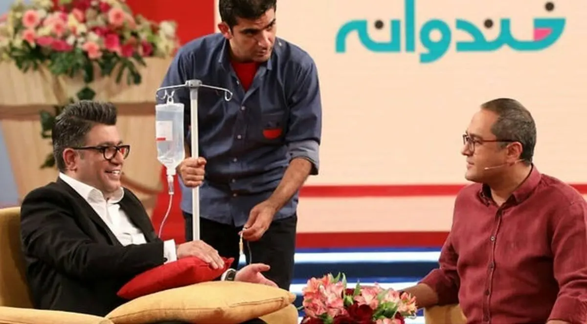 ترانه خوانی جالب جناب خان برای رشیدپور در خندوانه