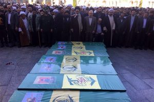 پیکرهای مطهر دو شهید مدافع حرم مازندران در حال انتقال به ایران است