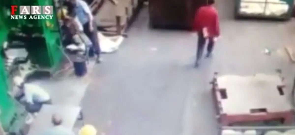 حادثه در کارگاه برای یک کارگر