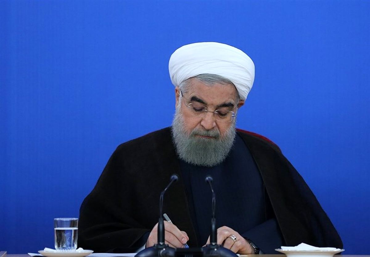 پیام تبریک روحانی به جئین بکوف