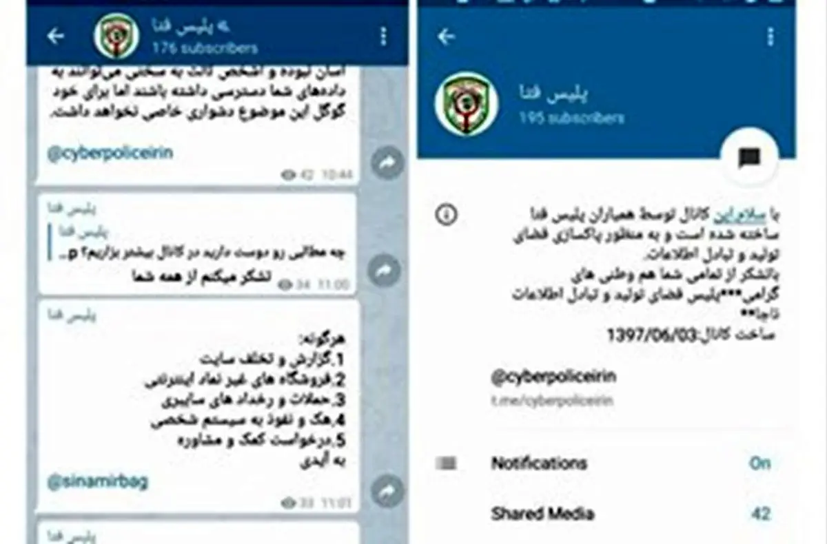 مدیرکانال جعلی «پلیس فتا» درتله پلیس
