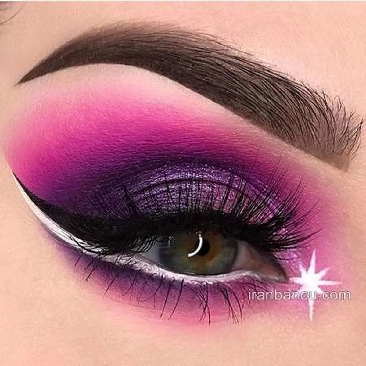 مدل آرایش چشم جدید دخترانه مجلسی با جدیدترین متد های روز دنیا