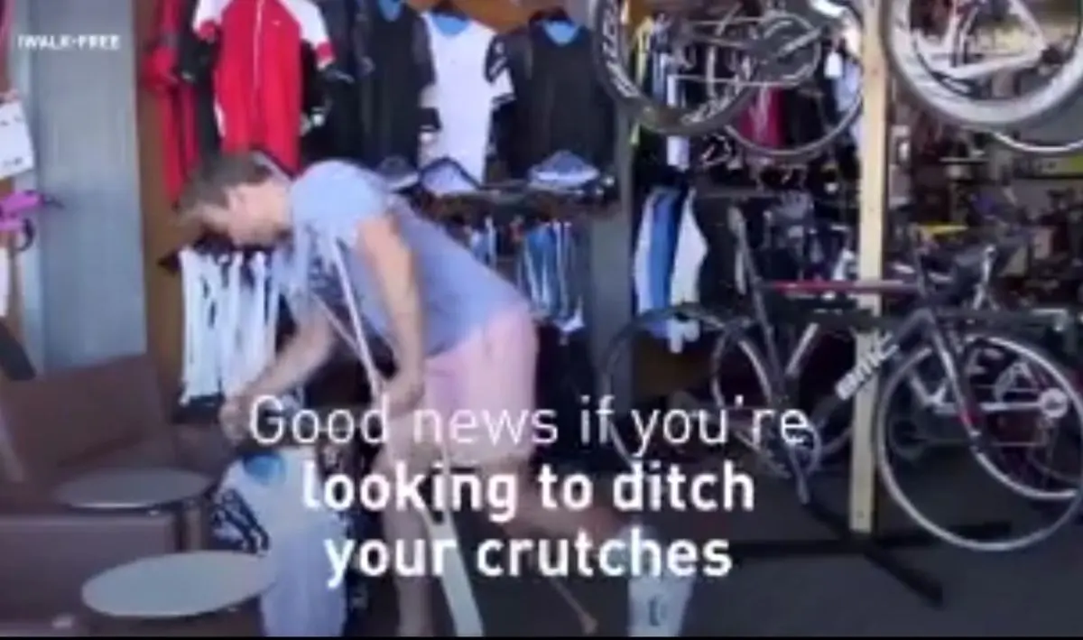 اگر پایتان شکست با این وسیله به راحتی راه بروید