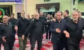 سینه‌زنی پزشکیان در شام غریبان/ ویدئو