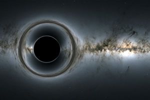 اتفاقی بی‌سابقه در فضا، تصویر برخورد دو سیاهچاله با یکدیگر