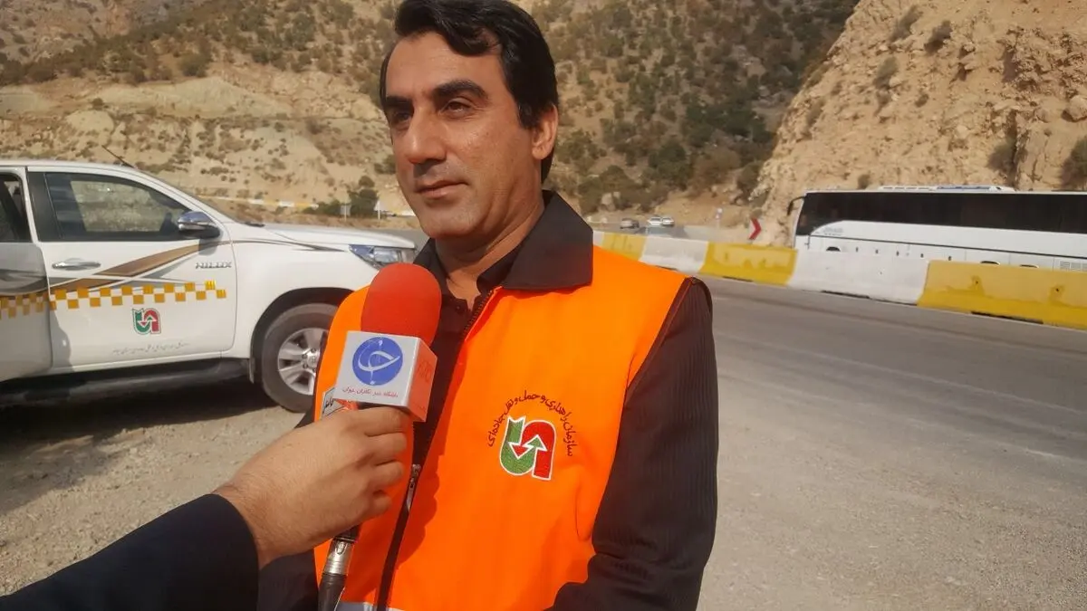 اصلاح نقاط پرحادثه در محور ملکشاهی