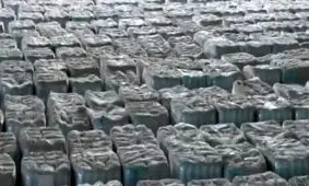 تصاویری از انبار پوشک احتکار شده به ارزش ۶۰ میلیارد تومان