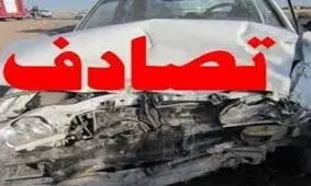 تصادف زنجیره ای در اتوبان کرج