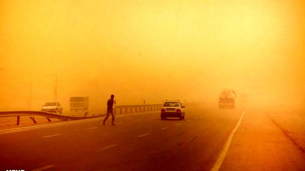 طوفان شن در زابل