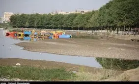 وضعیت نامناسب بستر رودخانه "شهرچایی" به روایت تصوی