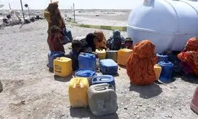 نذر آب در شمال سیستان و بلوچستان (+عکس)
