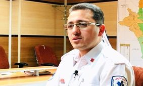 نجات جان کارگر مسموم شده با گاز آمونیاک در شیراز