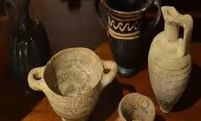 کشف یازده قطعه اشیای تاریخی در مرز بازرگان
