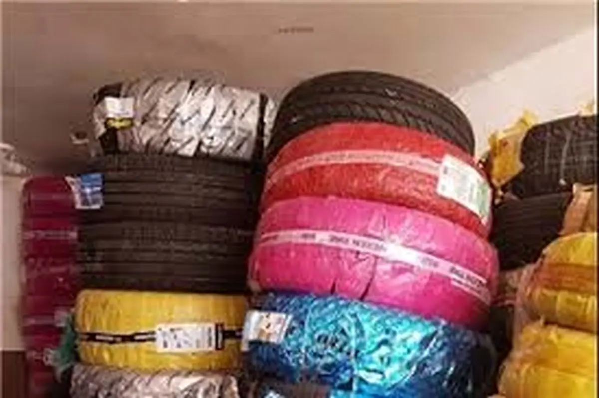 کشف لاستیک های احتکارشده در علی آبادکتول