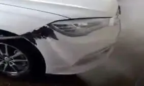 رنگ خودروی صفر ۲۰۰ میلیونی در کارواش ریخت!