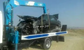 واژگونی یک دستگاه پژو در محور خمین – اراک