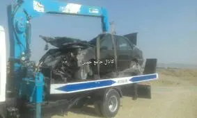 واژگونی یک دستگاه پژو در محور خمین – اراک