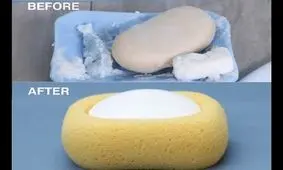 آموزش ساخت جاصابونی اسفنجی + ویدئو