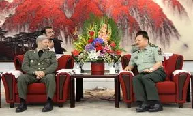 امیر حاتمی با معاون کمیسیون مرکزی نظامی چین دیدار کرد