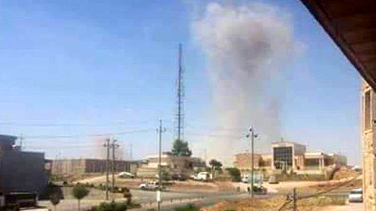 فیلمی از حمله موشکی سپاه پاسداران به مقر تروریستهای حزب دموکرات کردستان