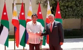 دیدار پادشاه اردن با دوترته