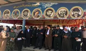 بهره‌برداری از یادمان شهدای عملیات والفجر ۴ در مریوان به روایت تصویر